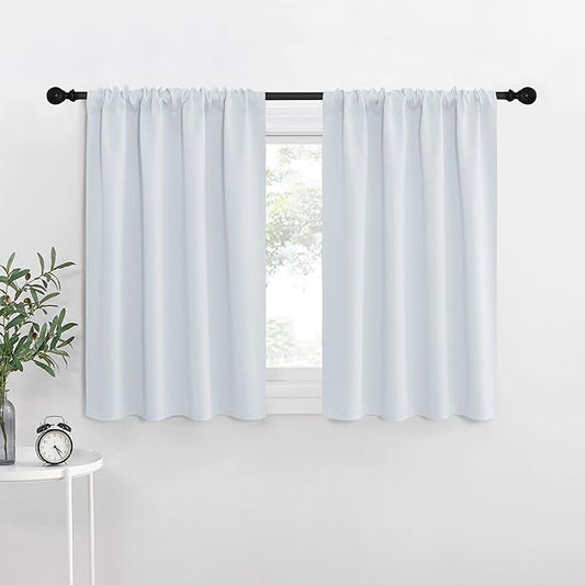 NICETOWN Greyish White Window Curtain Panels by NICETOWN