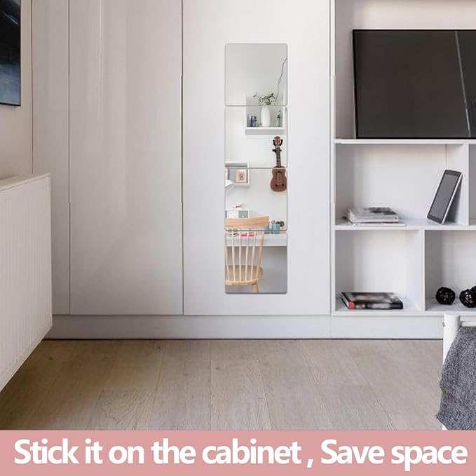 Unbreakable Full Length Wall Mirror, Mirrors - Image 3