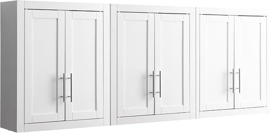 Crosley Furniture Savannah 3-Piece Wall Storage Cabinet, Cabinets by CrosleyFurniture