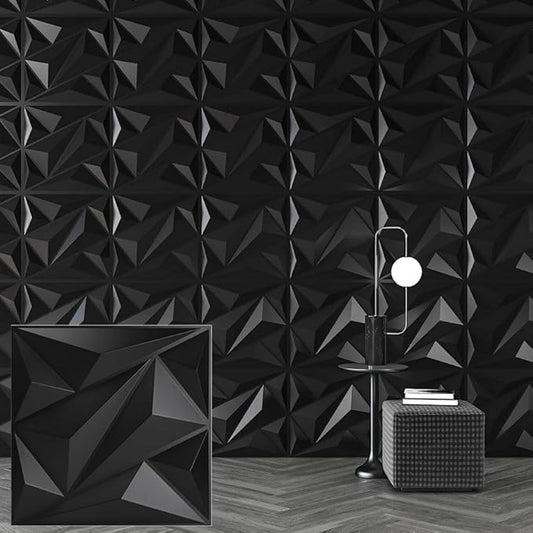 Heikki 30 Pack 3D Wall Panel for Interior Wall Décor, PVC Flower Textured Wall by YourBestChoices