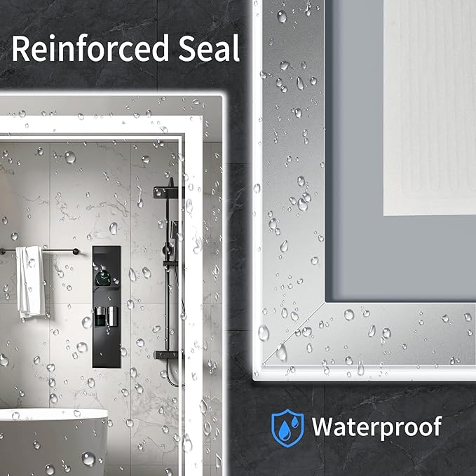 55"x30" LED Bathroom Mirror - Image 5