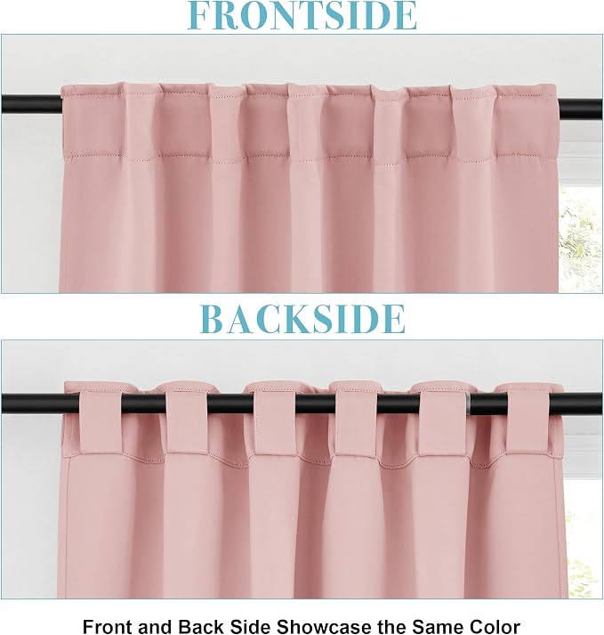 RYB HOME Girls Blackout Curtains 54 inches Long - Image 6