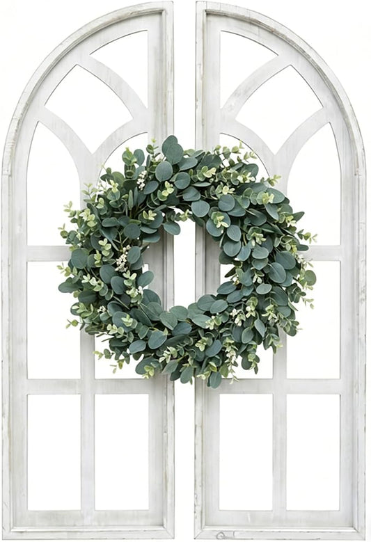 SwallowLiving Set of 2 Cathedral Arch Window Frame Wall Decor by SwallowLiving