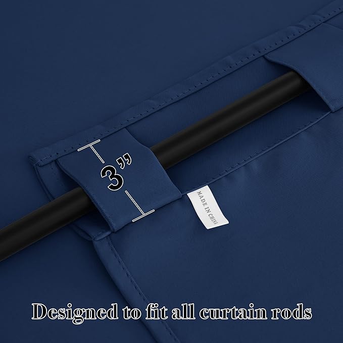 RYB HOME Blackout Curtains for Bedroom - Image 2