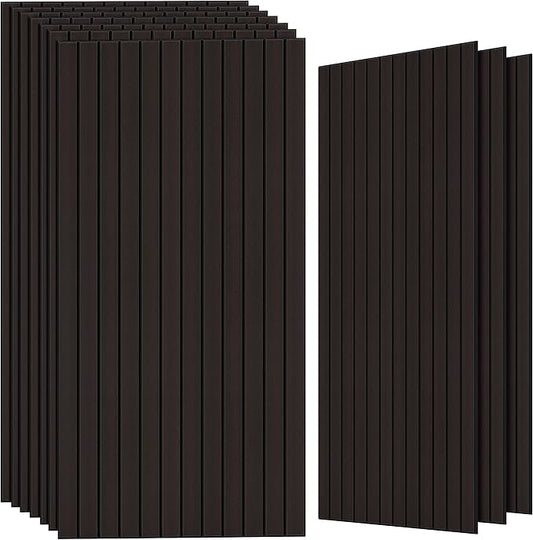 TO-TH Wood-Look Acoustic Wall Panels, 10 Pack 47.2” x 23.6” Acoustic Panels by TO-TH
