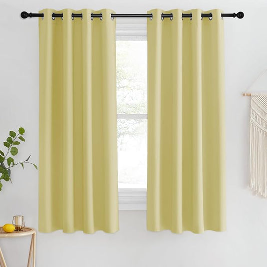 NICETOWN Blackout Short Curtain 63 inches Long by NICETOWN