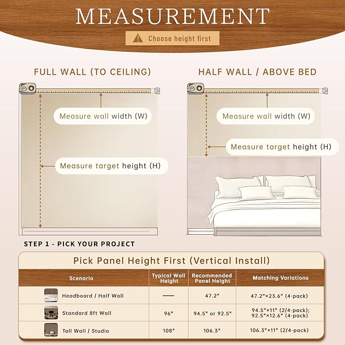RITOLLO 4 Pack Wood Panels for Wall, Wood Slat Acoustic Panels for Wall - Image 5