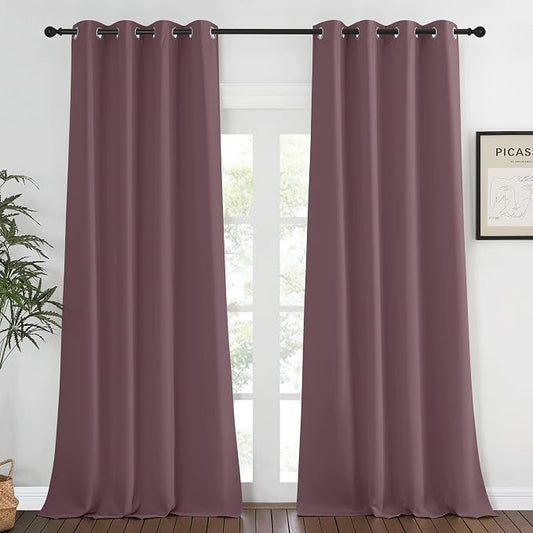 NICETOWN Blackout Living Room Curtain 108 inches Long by NICETOWN