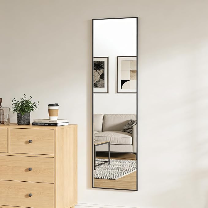 Ruomeng 48x14 Inch Full Length Door Hanging Mirror, Rectangle Full Body Mirror - Image 6