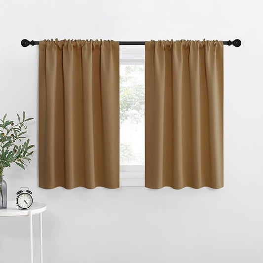 NICETOWN Blackout Curtains for RV Windows, 2 Panels, Room Darkening Window by NICETOWN