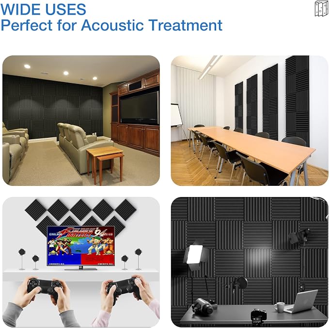 48 Pack Sound Proof Foam Panels - Image 6