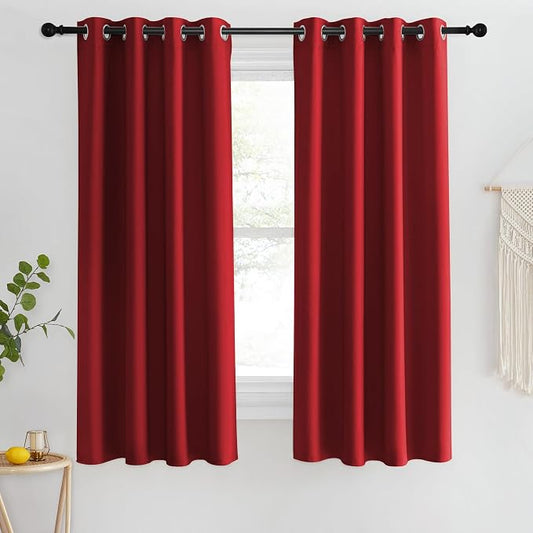 NICETOWN Blackout Short Curtain 63 inches Long by NICETOWN