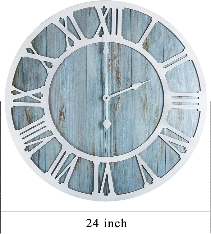 1st owned Wall Clocks for Living Room Decor, Round Silent Non Ticking, Modern - Image 5
