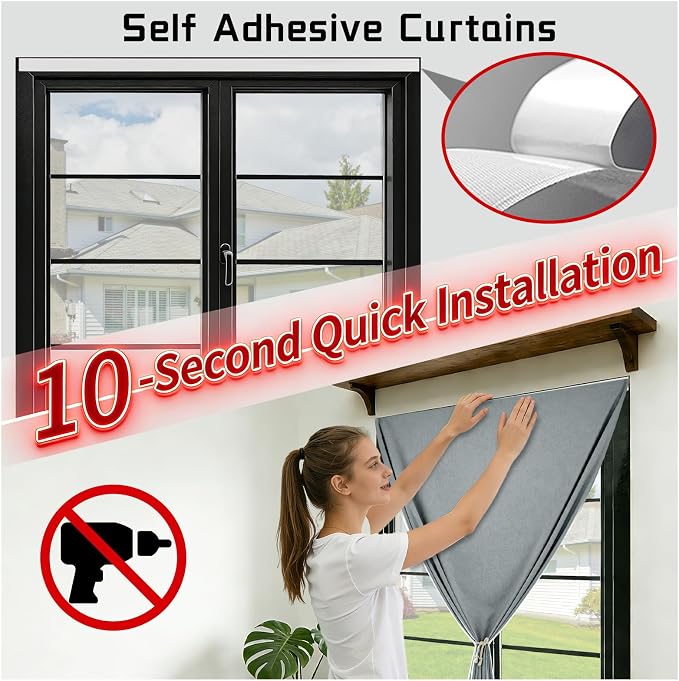 Magic Tape 100% Blackout Curtain - Image 3