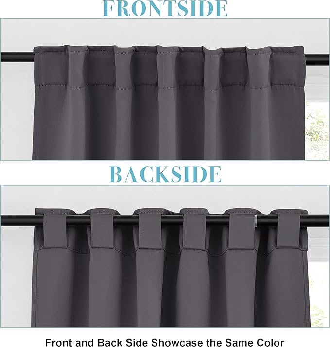 RYB HOME Blackout Curtains for Bedroom - Image 3