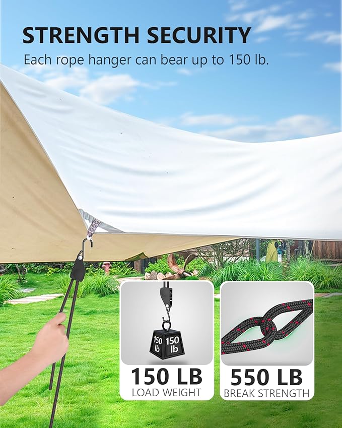 Kayak Straps Tie Downs 4 Pack, Roof Rack Straps Adjustable Ratchet Tie Down Straps with Lock S Hooks, 1/4 Inch 12 Feet Ratchet Straps Heavy Duty for Small Cargo, Kayak, Packing, Camping Gear