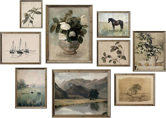 Vintage Wall Art Decor, Farmhouse Wall Prints by SHEWANT+ART