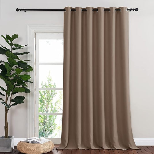 NICETOWN Blackout Sliding Glass Door Curtains, Room Darkening Thermal Insulated by NICETOWN