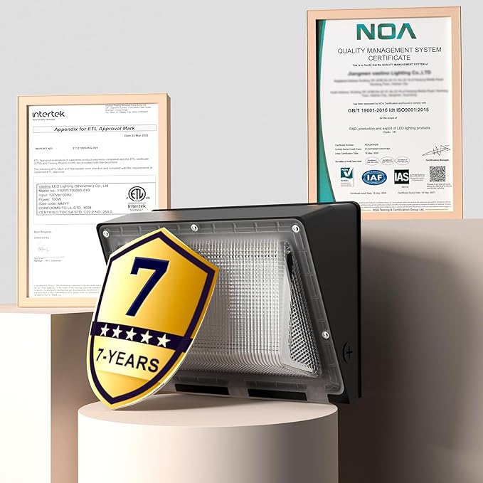 Lightdot 10Pack 120W LED Wall Pack Lights, 100-277v Dusk to Dawn - Image 8