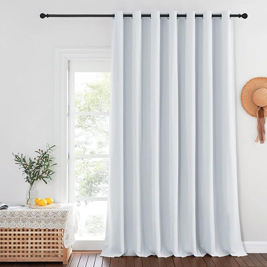 NICETOWN Patio Door Curtain for Living Room, Grommet Sound Reducing Room by NICETOWN