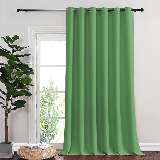 NICETOWN Room Divider Curtain 132 Inches Long, Wide Blackout Sliding Door by NICETOWN