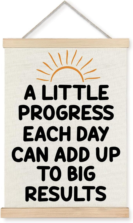 Supwhd Sunset Positive Affirmations Wall Decor, Inspirational Add Up to Big by Homedecoration