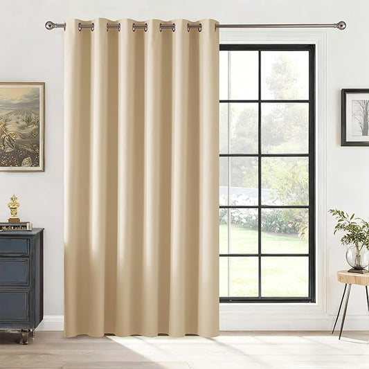 RYB HOME Blackout Thermal Insulated Curtains, Portable Curtain by RYBHOME
