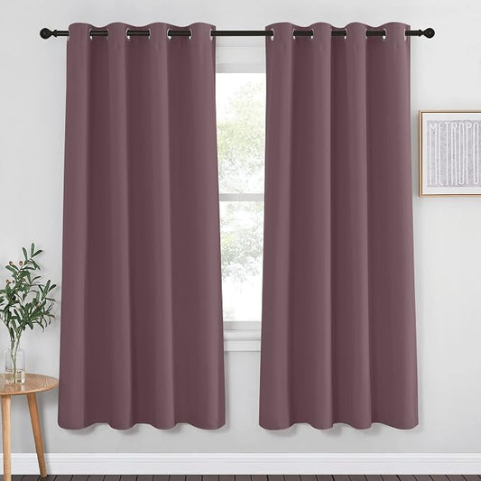 NICETOWN Blackout Bedroom Curtain 72 inches Long by NICETOWN