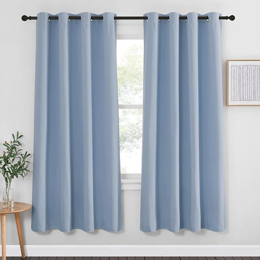 NICETOWN Blackout Curtain Drape 72 inch Long by NICETOWN