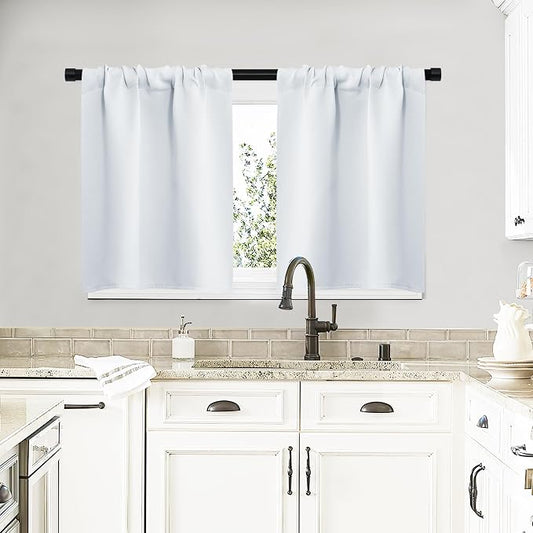 NICETOWN Greyish White Window Curtain Panels by NICETOWN