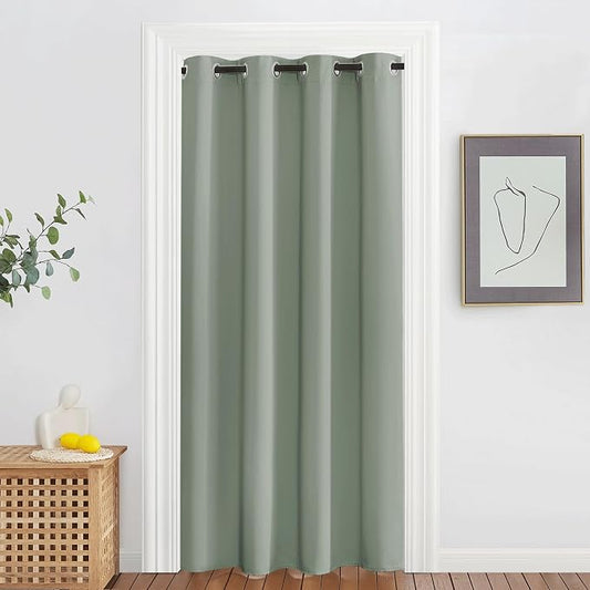 NICETOWN Sage Green Blackout Family Home Curtain by NICETOWN