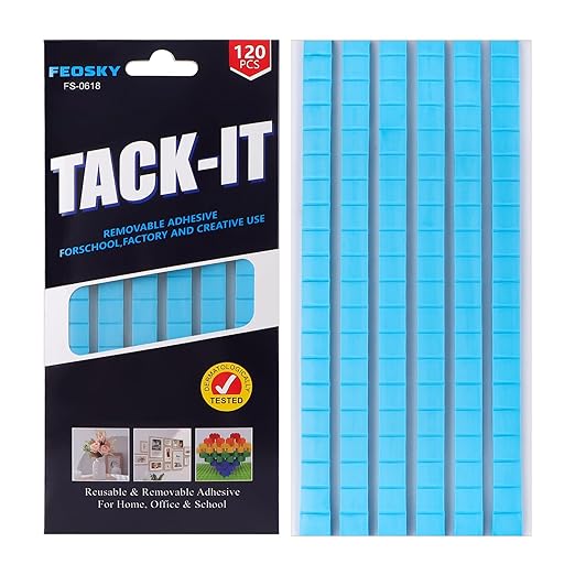 Feosky Adhesive Poster Sticky Tack Putty, Reusable and Removable Adhesive Putty by Feosky