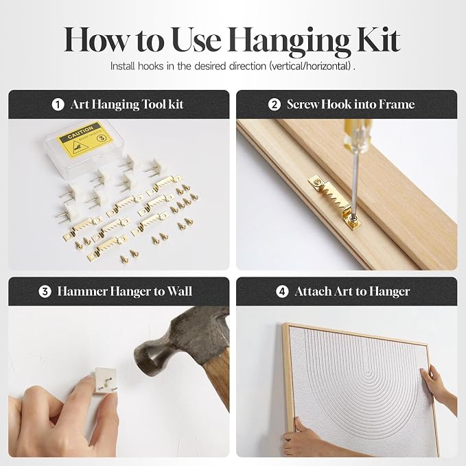 Framed Matisse Wall Art, 3 Piece Large Canvas Abstract Art Prints - Image 7