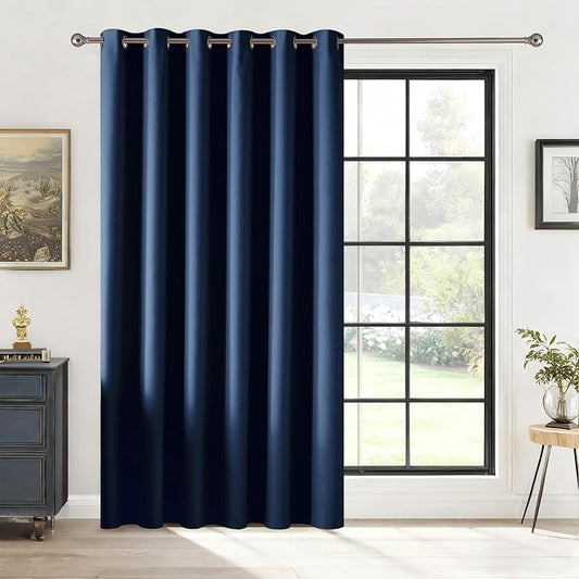RYB HOME Blackout Thermal Insulated Curtains, Portable Curtain by RYBHOME