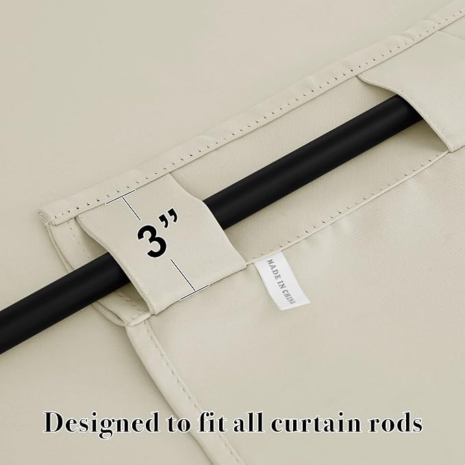 RYB HOME Small Window Curtains - Image 3