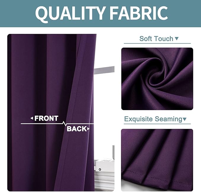 ChrisDowa Blackout Curtains 102 Inches Long - Image 3