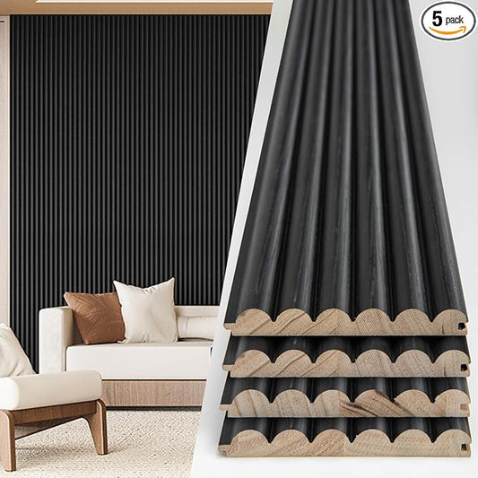 Art3d Fluted Wood Panel by Art3d