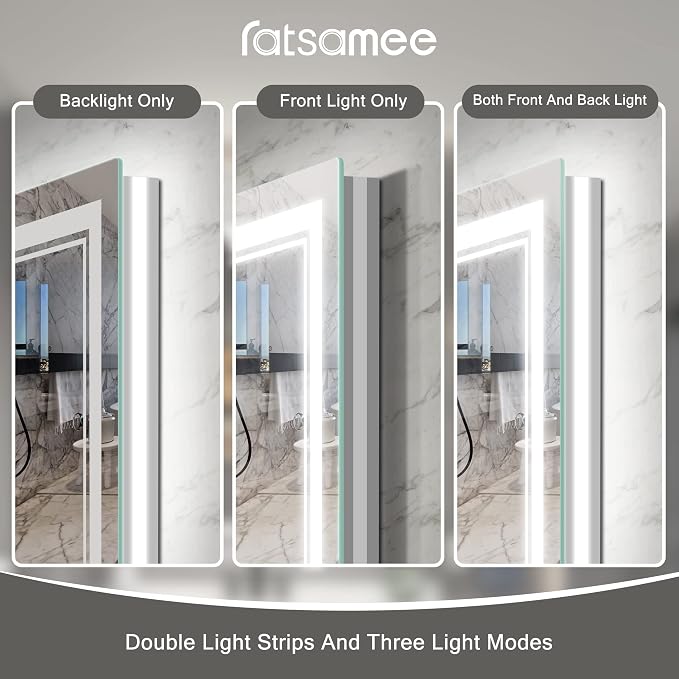 Ratsamee 110x40 Inch Led Mirror - Image 3