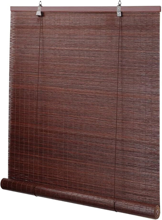 Bamboo Blinds for Interior Windows, Custom Roller Shades for Indoor Window and by BAYUE