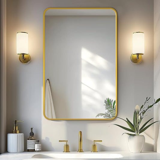 Delma Bathroom Mirror, High-Definition Vanity Mirror, Versatile Mirror by Delma