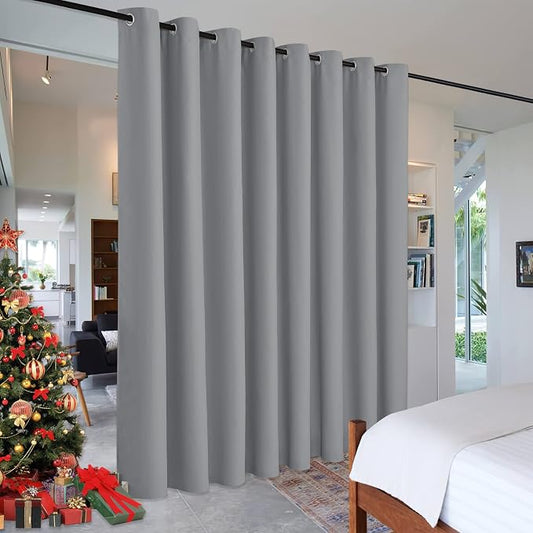 RYB HOME Room Divider Curtains Blackout, Total Privacy Curtains Screen Partition by RYBHOME