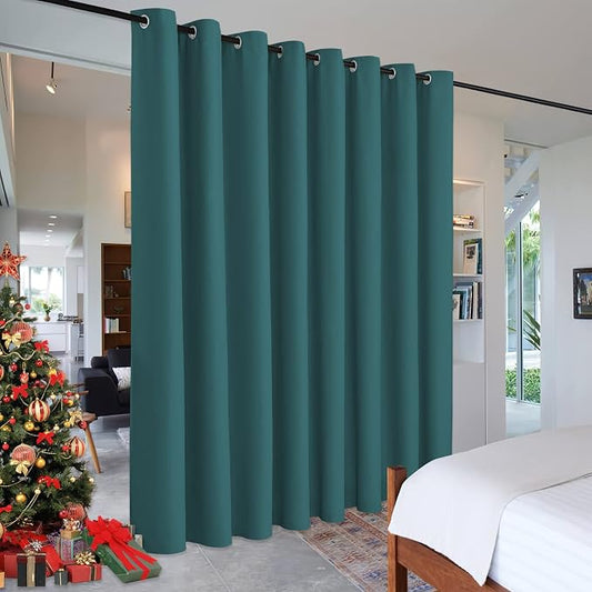 RYB HOME Room Divider Curtains Thermal Insulated Noise Reduce Extra Wide by RYBHOME