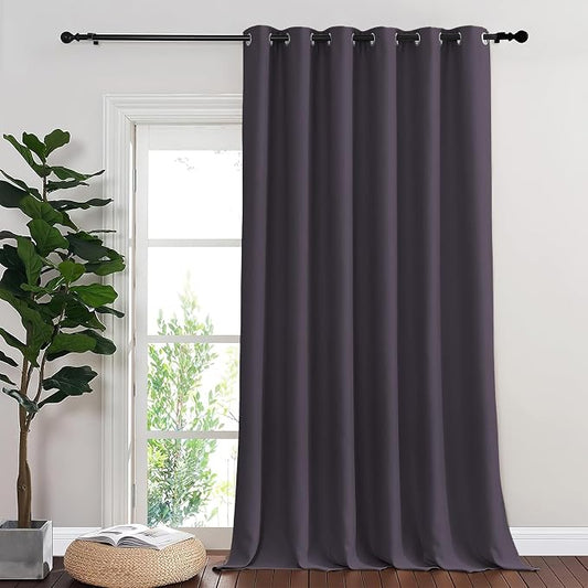 NICETOWN Blackout Sliding Glass Door Curtains, Room Darkening Thermal Insulated by NICETOWN