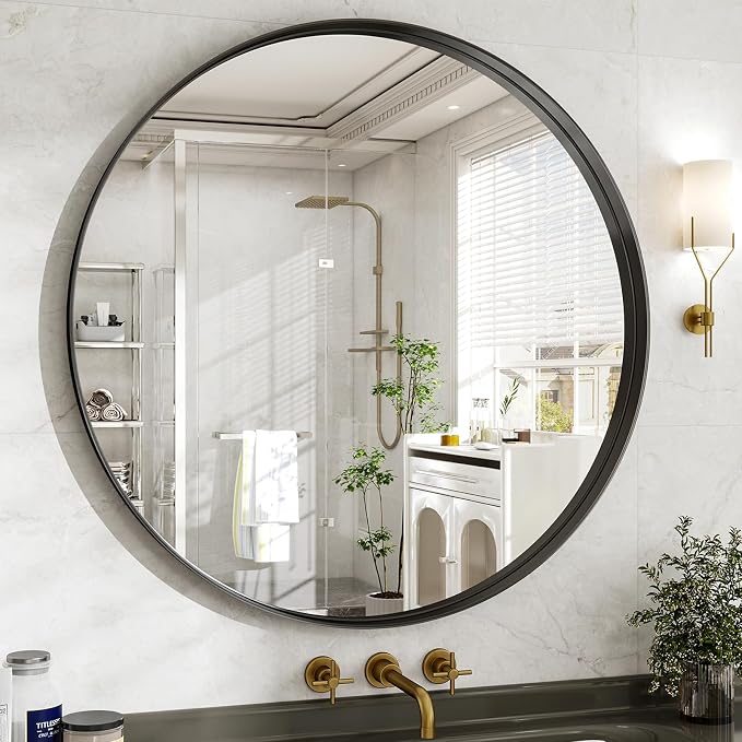 36 Inch Round Bathroom Mirror - Image 7