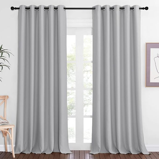 NICETOWN Sliding Door Window Treatment Blackout Patio Door Curtain Panels by NICETOWN