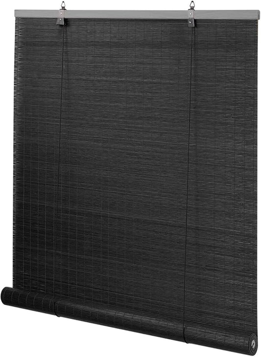 Bamboo Blinds for Interior Windows, Custom Roller Shades for Indoor Window and by BAYUE