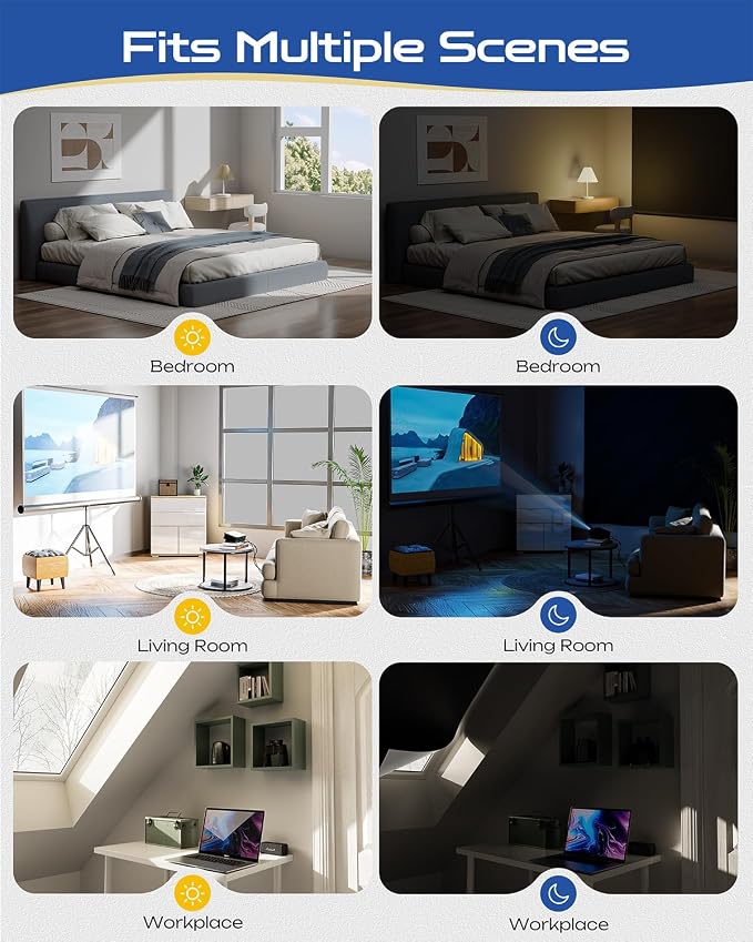 24" W x 60" L 100% Portable Blackout Curtains, Total Darkness No-Drill Black - Image 6