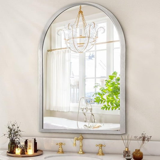 Arched Mirrors for Wall, for Entryway Living Room Vanity Bedroom Mantel by HLFMVWE