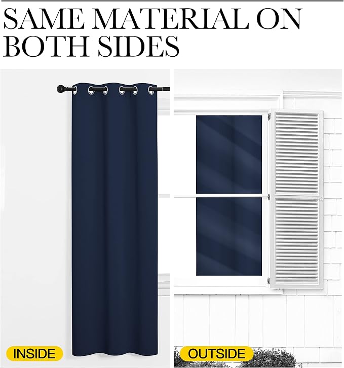 NICETOWN Privacy Room Divider Curtain Screen Partitions, Closet Door Curtain - Image 6