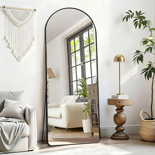 Degfig Arched Full Length Mirror, Full Body Mirrors by YourSpacePerfectlyReflected